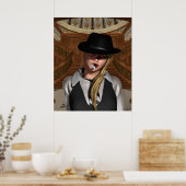 Alleen mannen poster (Keuken)