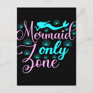 Alleen Mermaid Zone Briefkaart