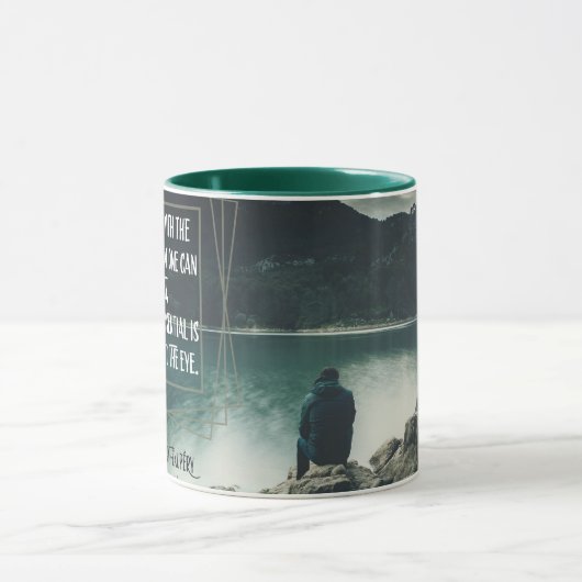 Alleen met het hart mok (Midden)