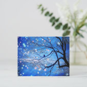 Alleen met sterren briefkaart (Staand voorkant)