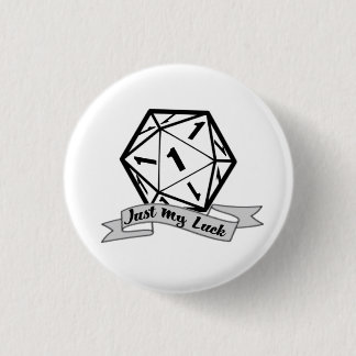 Alleen mijn Luck d20-toets Ronde Button 3,2 Cm