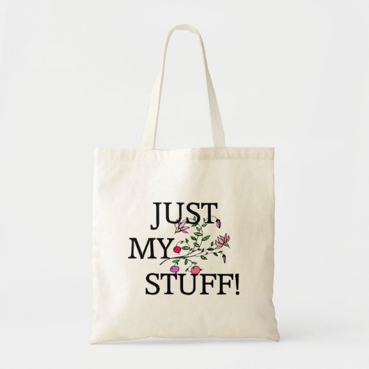 Alleen m'n spullen. Floral Bag Tote Bag (Voorkant)