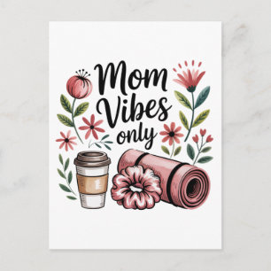 Alleen moeder vibes feestdagenkaart