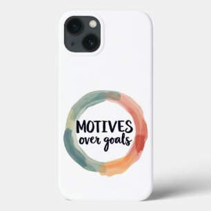 Alleen motivatie vibes: Inspirerend quotes iPhone 13 Hoesje