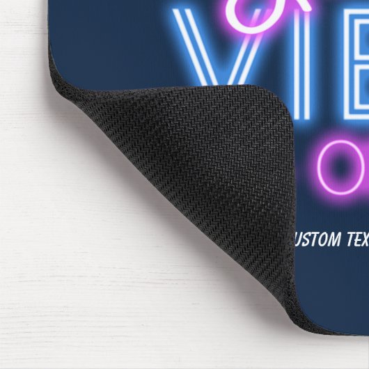 Alleen Neon Sign Fun Trendy Good Vibes Only Aangep Muismat (Hoek)