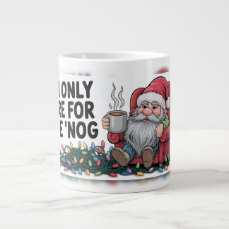 "Alleen nog Santa" Extra Grote Beker