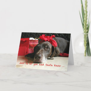 Alleen om jullie en de Kerstman te laten weten ... Feestdagen Kaart