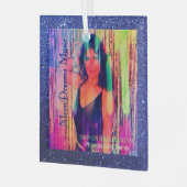 Alleen op de dansvloer Remix Blue Ornament (Voorkant links)