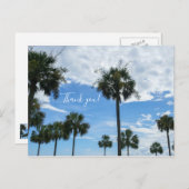 Alleen Palmbomen Dank Je Kaart (Voorkant / Achterkant)