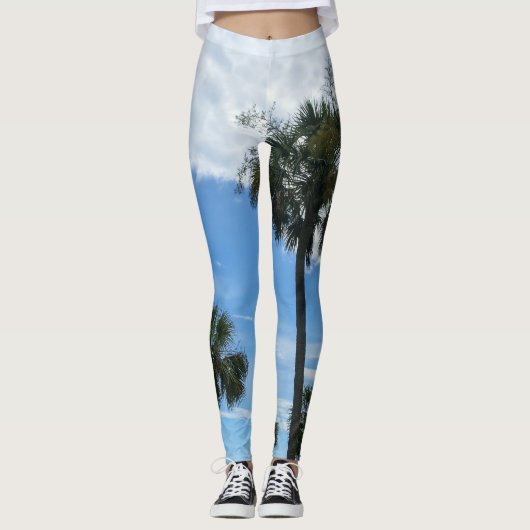 Alleen palmbomen leggings (Voorkant)