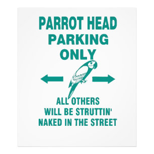 Alleen parkeren foto afdruk