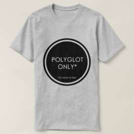 Alleen polyglot t-shirt