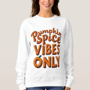 Alleen Pompoen Kruiden Vibes – Retro 70s Groovy Trui