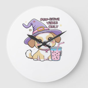 Alleen positieve honden trui met boba-thee Hal Grote Klok