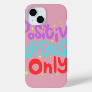 Alleen Positieve Vibes Abstracte Typografische Roz