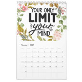 Alleen positieve vibes kalender (Feb 2027)