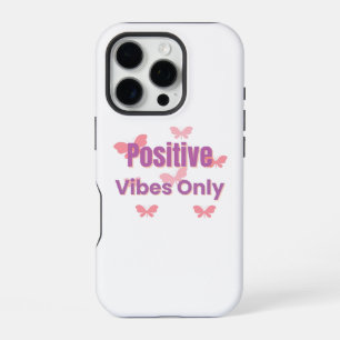 Alleen positieve vibraties   Minimaal motivatiecit iPhone 16 Pro Hoesje
