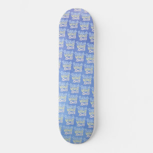 Alleen positieve vibraties skateboard