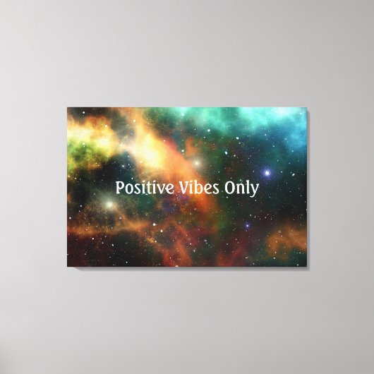 Alleen positieve virussen canvas afdruk (Voorkant)