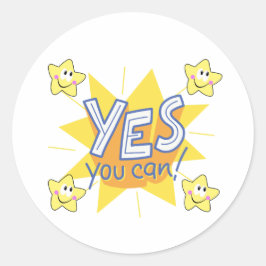 Alleen positieve virussen ronde sticker