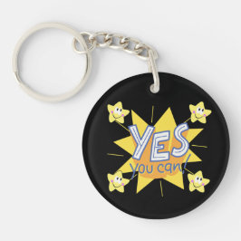 Alleen positieve virussen sleutelhanger