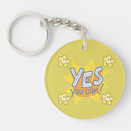 Alleen positieve virussen sleutelhanger