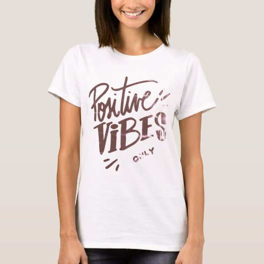 Alleen positieve virussen t-shirt (Voorkant)