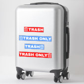 Alleen prullenbak sticker (Koffer)