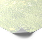 Alleen psalm 23 in het Hebreeuws Poster (Hoek)