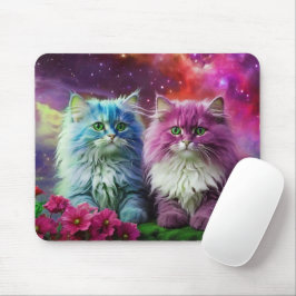 alleen purple cat mouse pad designed for cat lover muismat
