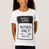 Alleen rechterlinkerbus t-shirt (Voorkant)