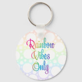 Alleen regenboogtrillingen sleutelhanger (Voorkant)