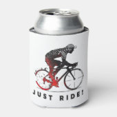 Alleen Ride. - Een fietsontwerp Blikjeskoeler (Blikje Voorkant)