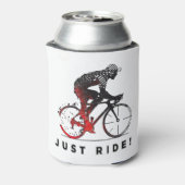 Alleen Ride. - Een fietsontwerp Blikjeskoeler (Blikje Achterkant)