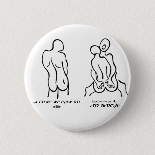 Alleen samen Button (Voorkant)