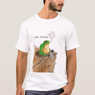Alleen, Samen – Kosmische Eenzaamheid Astronaut en T-shirt