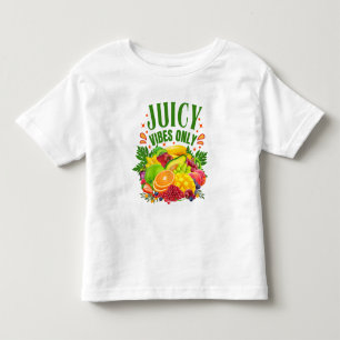 Alleen sappige vibraties: vers fruit en een gezond kinder shirts