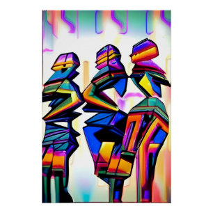 Alleen staande kamer perfect poster