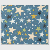 Alleen sterren cadeaupapier (Vlak)