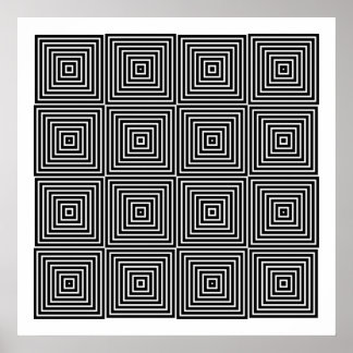 Alleen symmetrische vormen voor de kunst 10 poster