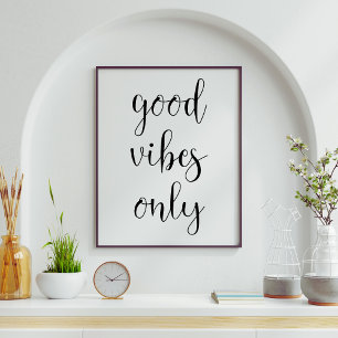 Alleen Trendy-minimalistisch Poster met goede stee
