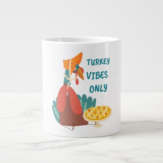 Alleen Turkije-vibes Extra Grote Beker (Voorkant)