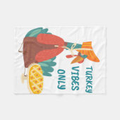 Alleen Turkije-vibes Fleece Deken (Voorkant (Horizontaal))