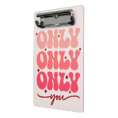 Alleen u valentijnse mini klembord (Angled2)