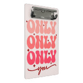 Alleen u valentijnse mini klembord (Schuin)