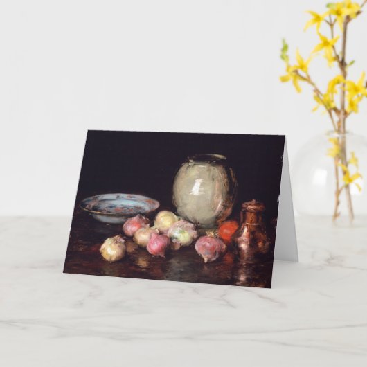 Alleen uien | William Merritt Chase Kaart (Gele Bloem)