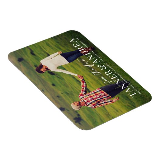 Alleen UW EDITABLE KLEUR bespaart de datum magneet (Rechterzijde)