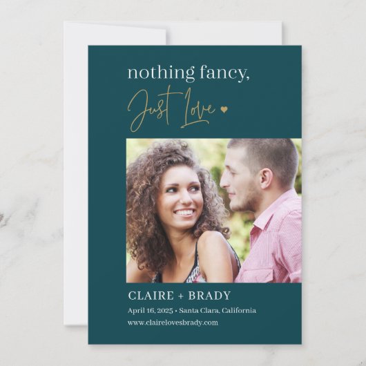 Alleen van EDITABLE KLOR houden, sla de datumkaart Bedankkaart (Voorkant)