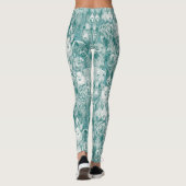 alleen varkens viridian turquoise leggings (Achterkant)