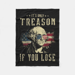 Alleen verraad als je George Washington 4th verlie Fleece Deken